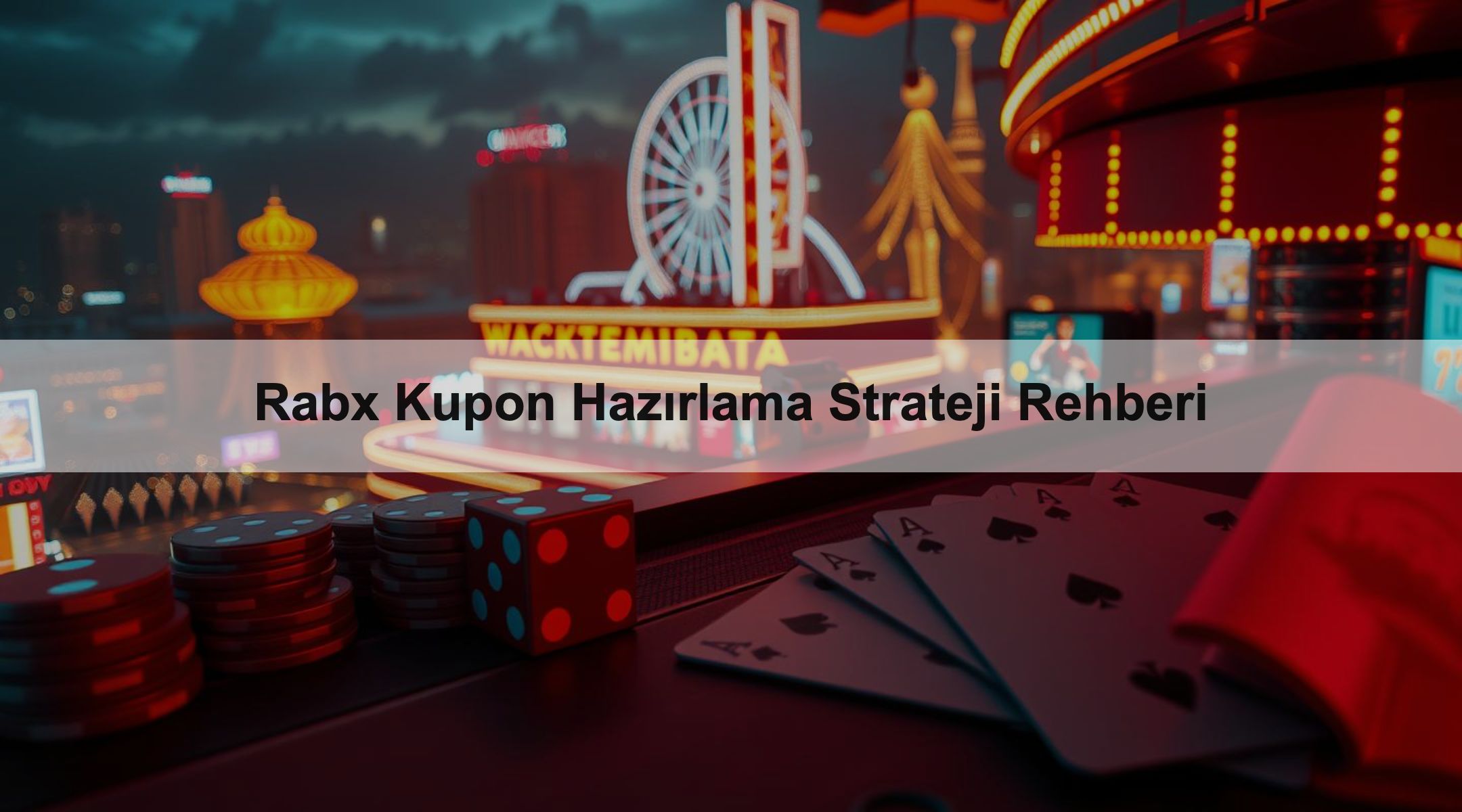 Rabx Kupon Hazırlama Strateji Rehberi 1 Rabx Kupon Hazırlama Strateji Rehberi